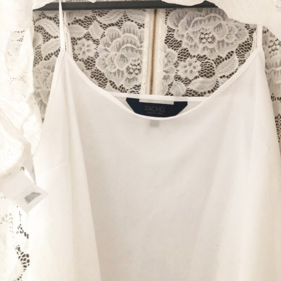 Rachel Roy Vivian Lace Bell Sleeve Blouse Top Eggshell 0X NWT - Picture 12 of 16